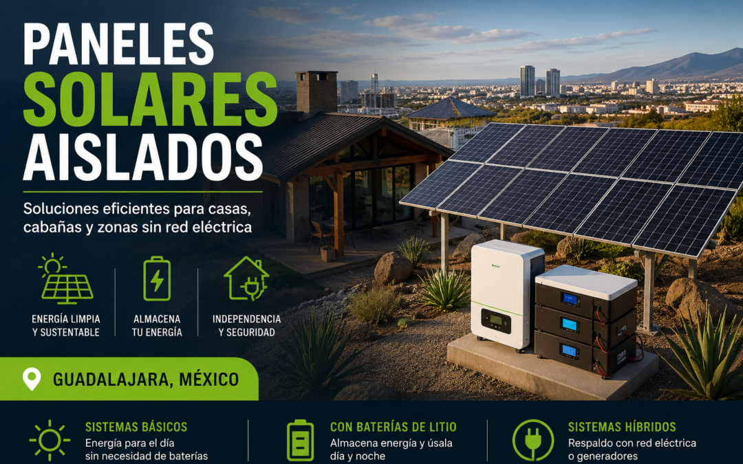 Paneles solares aislados: la mejor opción para zonas sin red eléctrica